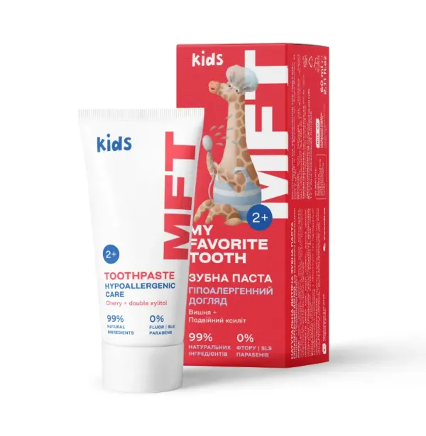Натуральна зубна паста MFT Kids, 60 мл
