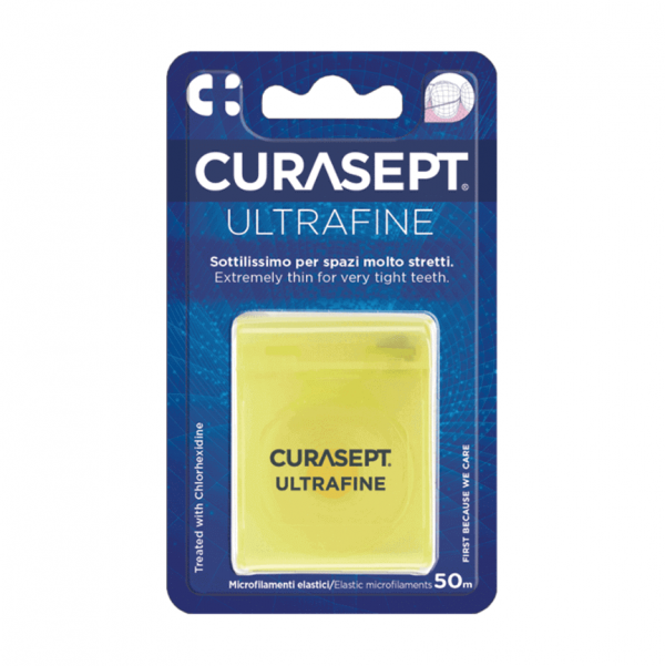 Зубна нитка Curasept Ultrafine, з хлоргексидином (50 м)