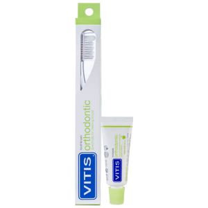 Ортодонтична зубна щітка Dentaid Vitis Orthodontic + паста Dentaid Vitis Orthodontic (15 мл)