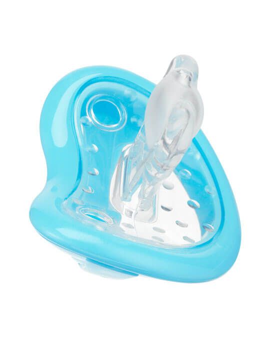 Пустушка Curaprox Soother 7-10 kg Duo (голуба, 7-18 місяців)