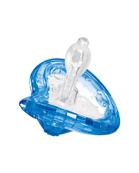 Пустушка Curaprox Soother 7-10 kg Duo (синя, 7-18 місяців)