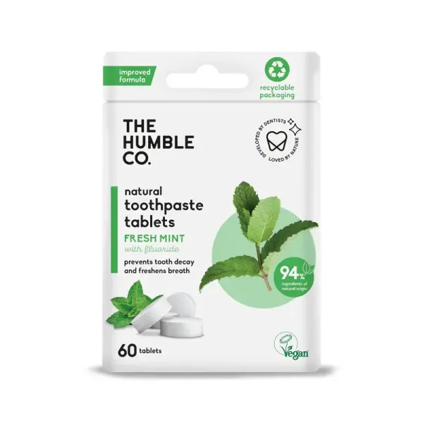 Пресована зубна паста Humble в таблетках, 60 шт