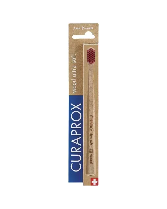 Дерев'яна зубна щітка Curaprox CS 4440 Wood Ultra soft