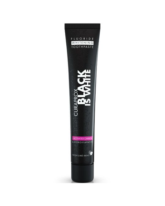 Відбілююча зубна паста Curaprox Black is White (90 мл) + зубна щітка Curaprox CS 5460 ultra soft