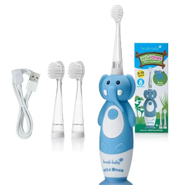 Електрична зубна щітка Brush-baby Sonic WildOnes Toothbrush (0-10 років)