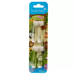 Змінні насадки до щітки Brush-baby WildOnes (0-10 років), 4 шт