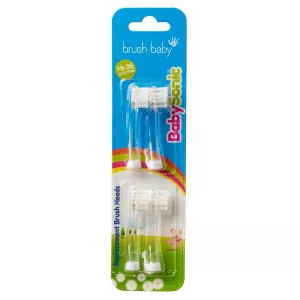 Змінні насадки до щітки Brush-baby Baby Sonic (від 0 до 3 років), 4 шт
