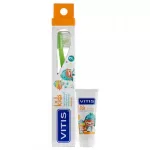 М'яка зубна щітка Dentaid Vitis Kids + паста-гель Dentaid Vitis Kids (8 мл)