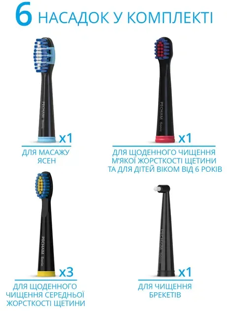 Набір іригатор Pecham Travel PC-1581+ електрична зубна щітка Pecham Travel PC-080