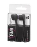 Насадки Carbon для звукової щітки Curaprox Black is White, 2шт