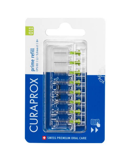 Набір змінних насадок Curaprox CPS 011 Prime Refill (1,1-5,0 мм, 8 шт)