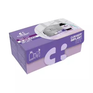 Професійний набір Curasept Implant Pro Kit (ополіскувач, паста, гель, щітка, косметичка)