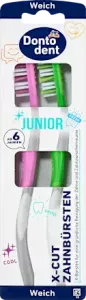 Дитяча зубна щітка Dontodent Junior (від 6 років),  2 шт