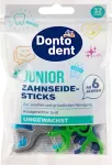 Дитячі флос-зубочистки Dontodent Junior, 32 шт