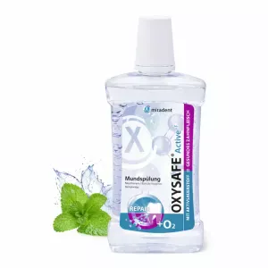 Ополіскувач з активним киснем Miradent OXYSAFE Active+F, 500мл