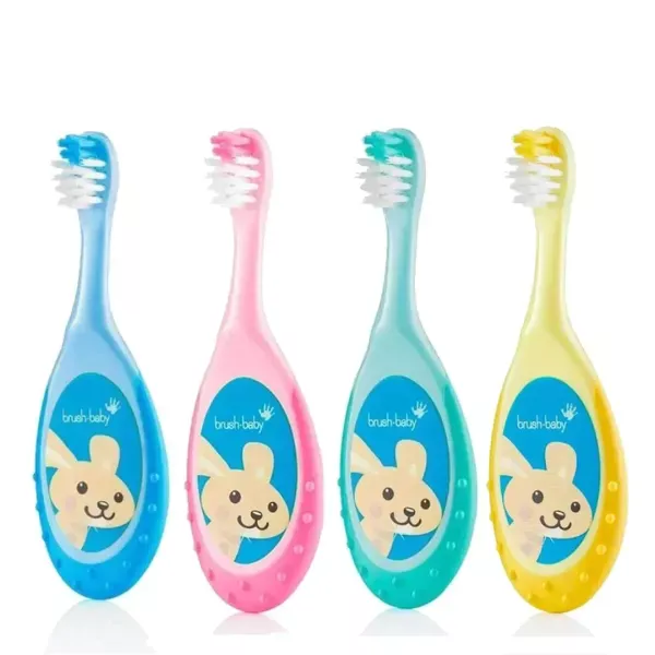 Дитяча зубна щітка-прорізувач Brush-baby Flossbrush (від 0 до 3 років)