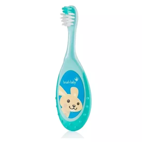 Дитяча зубна щітка-прорізувач Brush-baby Flossbrush (від 0 до 3 років)