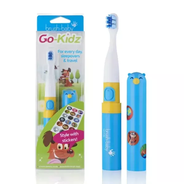 Дитяча електрична зубна щітка Brush-baby Go-Kidz Travel Kids
