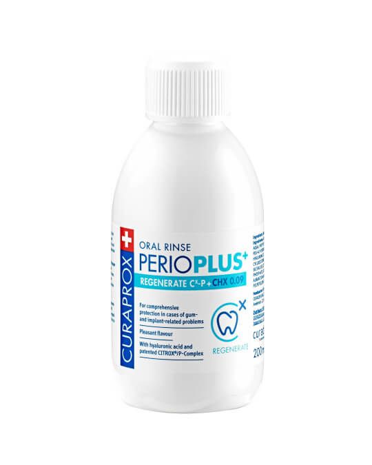 Ополіскувач Curaprox Perio plus Regenerate (CHX 0.09%, 200 мл)