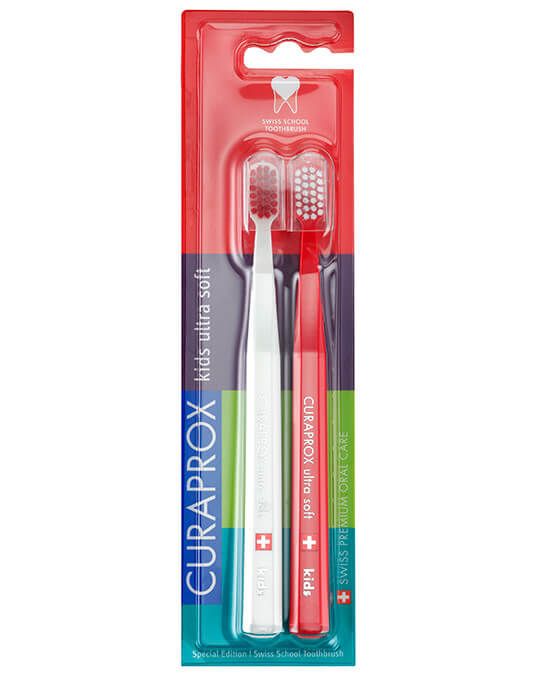 Набір зубних щіток Curaprox CS Kids Swiss School Edition (5-12 років)