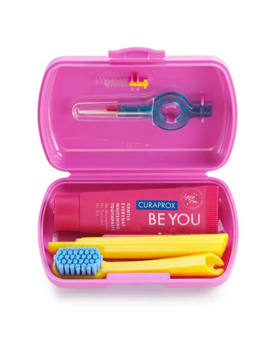 Дорожній набір Curaprox BE YOU Pink