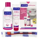Набір Dentaid Vitis Healthy Gums (ополіскувач 500 мл, зубна паста 100 мл + щітка у подарунок)
