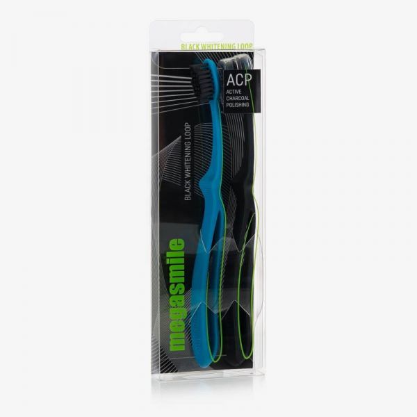 Зубна щітка Megasmile LOOP Black Whitening, 2 шт
