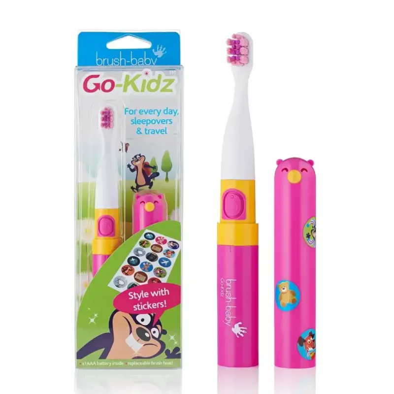 Дитяча електрична зубна щітка Brush-baby Go-Kidz Travel Kids