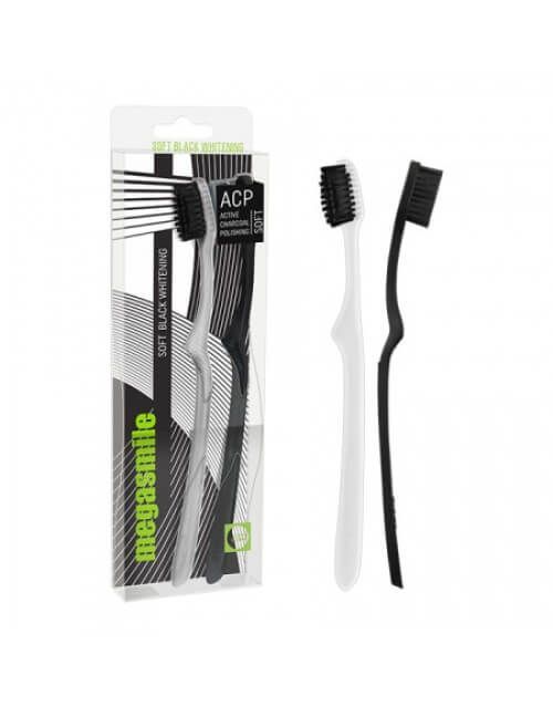 Зубна щітка Megasmile Black Whitening Soft, 2 шт